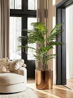 Кашпо Cylinder pot gold D30 H30 см