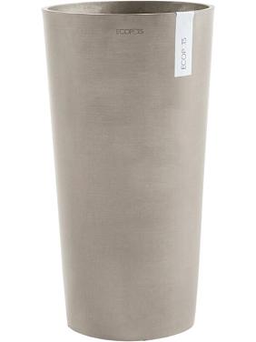 Кашпо Ecopots amsterdam mid high 66 taupe Кашпо Ecopots amsterdam mid high 66 taupe
