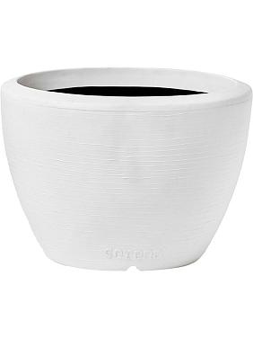 Кашпо Capi arc granite planter ball white Кашпо Capi arc granite planter ball white