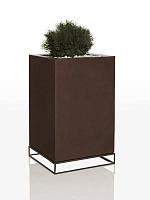 Кашпо Vela basic high cube L40 W40 H90 см Кашпо Vela basic high cube L40 W40 H90 см
