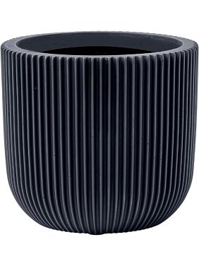 Кашпо Capi nature groove special planter ball graphite grey Кашпо Capi nature groove special planter ball graphite grey