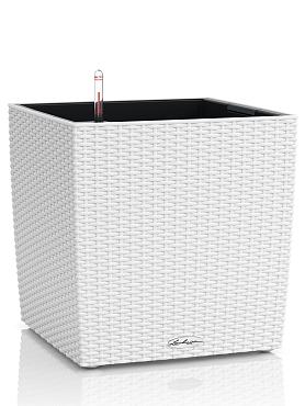 Кашпо Lechuza Cube Cottage (белый)
