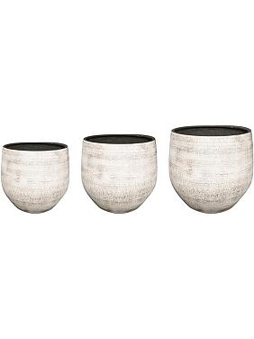 Кашпо Ciana pot concrete rust (набор 3 шт) Кашпо Ciana pot concrete rust (набор 3 шт)