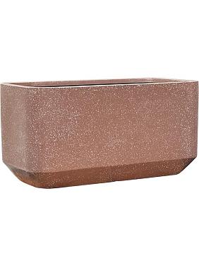 Кашпо Baq terrazzo rounded rectangle mocha Кашпо Baq terrazzo rounded rectangle mocha
