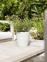 Кашпо Rough gerben s grey washed D12 H13 см