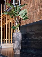 Кашпо Oyster dax xl imperial brown D40 H97 см