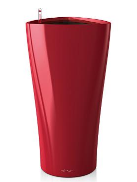 Кашпо Lechuza Delta (красный лакированный)