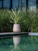 Кашпо Fiberstone pax m, taupe D44 H46 см