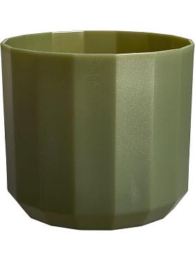 Кашпо Facet round forest green Кашпо Facet round forest green