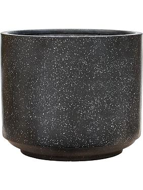 Кашпо Baq terrazzo cylinder black Кашпо Baq terrazzo cylinder black