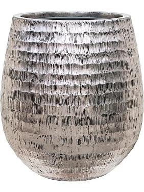 Кашпо Baq opus hammered darcy silver (с техническим горшком) Кашпо Baq opus hammered darcy silver (с техническим горшком)