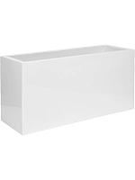 Кашпо Fiberstone jort m glossy white L100 W40 H50 см