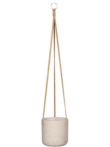 Кашпо подвесное Rough charlie (hanging) s grey washed Кашпо подвесное Rough charlie (hanging) s grey washed