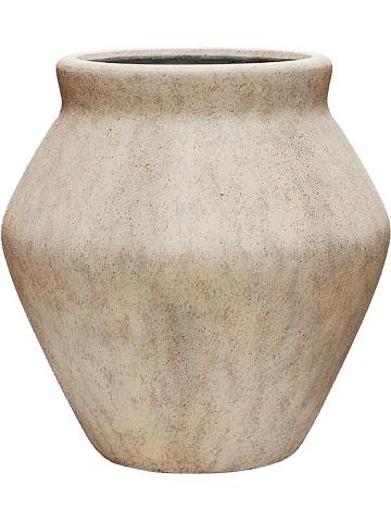 Кашпо Mineral fleuri l travertine beige Кашпо Mineral fleuri l travertine beige