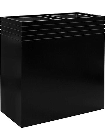 Кашпо Baq line-up rectangle matt black (с техническим горшком и подставкой на колесиках) Кашпо Baq line-up rectangle matt black (с техническим горшком и подставкой на колесиках)