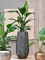 Кашпо Baq opus hit darcy high silver (с техническим горшком) D46 H100 см