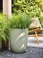 Кашпо Sereh round high nordic green D39 H53 см