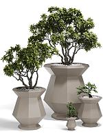 Кашпо Origami kashi basic planter D94 H120 см