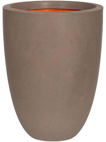 Кашпо Capi urban smooth nl vase elegant low warm taupe Кашпо Capi urban smooth nl vase elegant low warm taupe