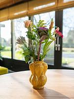 Ваза Sanah pot tall mustard D14 H22 см