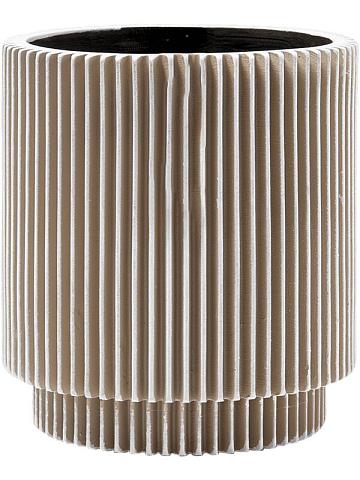 Кашпо Capi nature groove vase cylinder ivory Кашпо Capi nature groove vase cylinder ivory