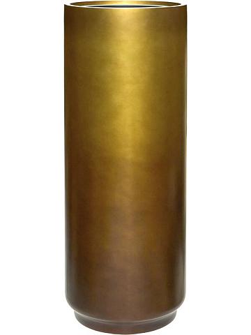 Кашпо Baq gradient cylinder matt honey (met inzetbak) Кашпо Baq gradient cylinder matt honey (met inzetbak)