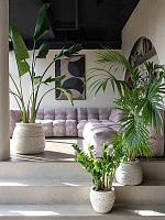 Кашпо Mediterranean athena s chalk white D28 H24 см