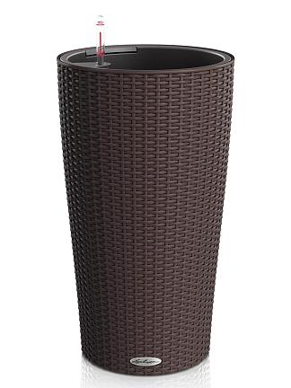 Кашпо Lechuza Cilindro Cottage (мокко)