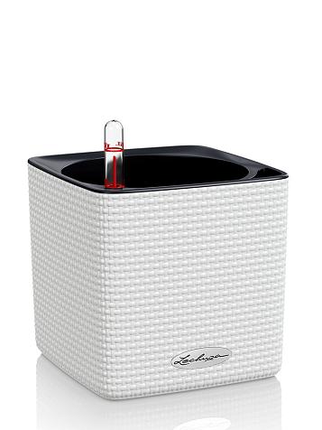 Кашпо Lechuza Cube Color 14 белый