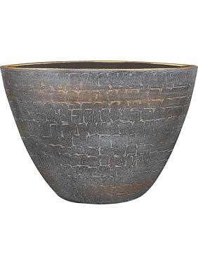 Кашпо Renzo planter shiny grey Кашпо Renzo planter shiny grey