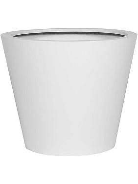 Кашпо Fiberstone bucket m matt white Кашпо Fiberstone bucket m matt white