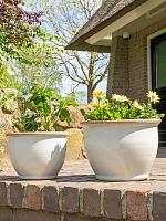 Кашпо Tiny pot white (набор 4 шт) D37 H26 см Кашпо Tiny pot white (набор 4 шт) D37 H26 см