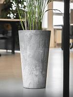 Кашпо Artstone claire vase grey D37 H70 см