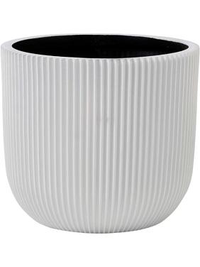 Кашпо Capi nature groove special planter ball white Кашпо Capi nature groove special planter ball white