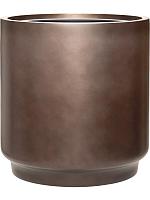 Кашпо Baq gradient cylinder matt coffee (с техническим горшком) D40 H40 см