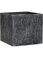 Кашпо Baq raindrop cube anthracite L40 W40 H36 см