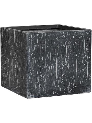 Кашпо Baq raindrop cube anthracite