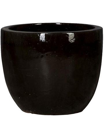 Кашпо Plain couple black shiny Кашпо Plain couple black shiny