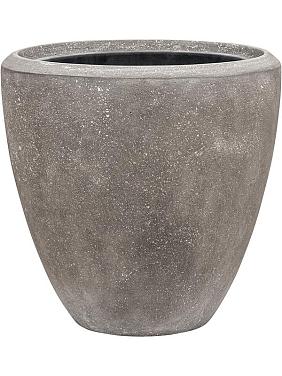 Кашпо Baq polystone plain couple grey (с техническим горшком) Кашпо Baq polystone plain couple grey (с техническим горшком)