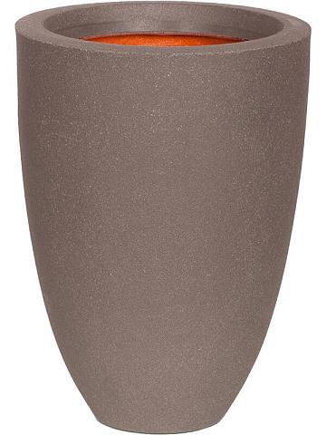 Кашпо Capi urban smooth nl vase elegant low warm taupe Кашпо Capi urban smooth nl vase elegant low warm taupe