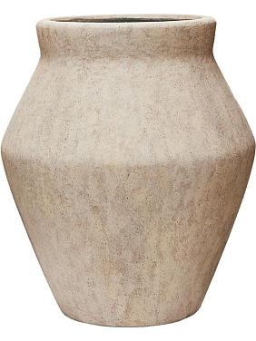 Кашпо Mineral fleuri high m travertine beige Кашпо Mineral fleuri high m travertine beige