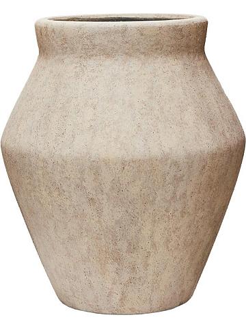 Кашпо Mineral fleuri high m travertine beige Кашпо Mineral fleuri high m travertine beige