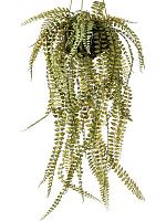 Папоротник ампельный в подвесном горшке искусственный W70 H95 см