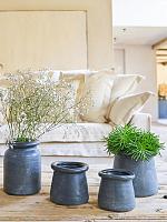 Кашпо Erva minipot black D13 H12 см