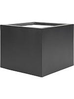 Кашпо Stretto low cube anthracite L80 W80 H60 см