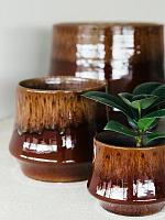 Кашпо Tidal orchidpot earth D15 H13 см Кашпо Tidal orchidpot earth D15 H13 см