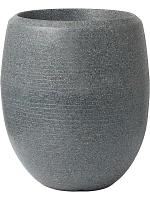 Кашпо Capi arc granite vase elegant deluxe anthracite D43 H50 см