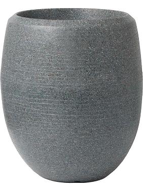 Кашпо Capi arc granite vase elegant deluxe anthracite Кашпо Capi arc granite vase elegant deluxe anthracite