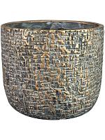 Кашпо Maxim pot shiny earth D20 H17 см