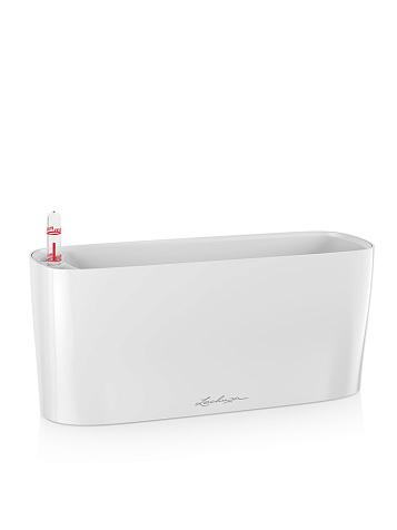 Кашпо Lechuza Delta 10 белый лакированный